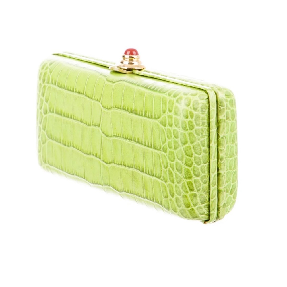OSCAR DE LA RENTA
Crocodile Clutch